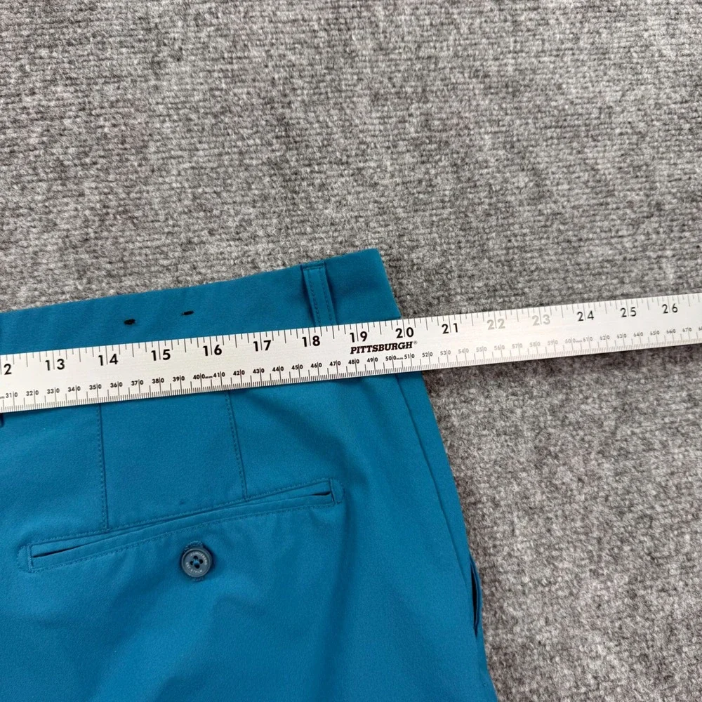 J.Lindeberg Eloy Golf Shorts Size‎ 38 Teal Blue Performance Active Flaw Men's